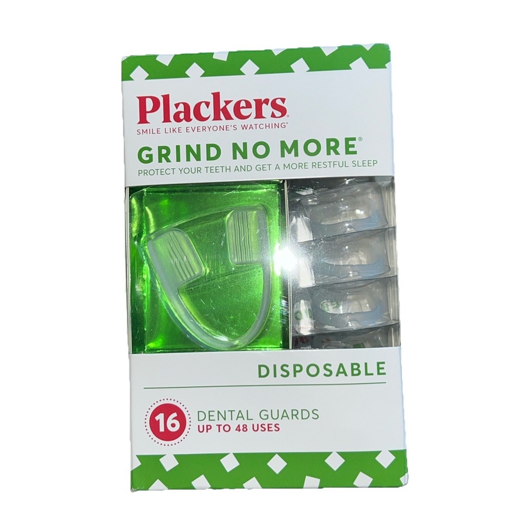 Plackers‎ Grind No More Night Guard Protection for Teeth BPA Free 15Ct Open Box